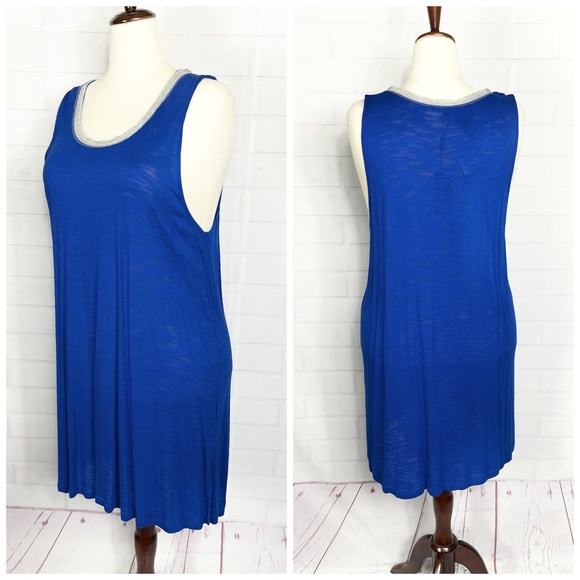 👗NWT🤩 |•CABLE & GAUGE•| Royal Blue Dress Size 2X - Picture 2 of 14